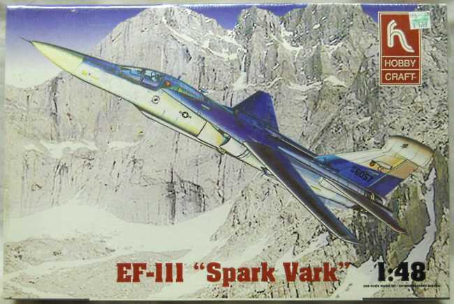 Hobby Craft 1/48 EF-111 Spark Vark Raven, HC1411 plastic model kit